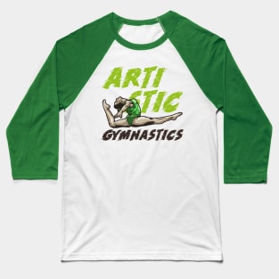 vector of women artistic gymnastic Baseball T-Shirt